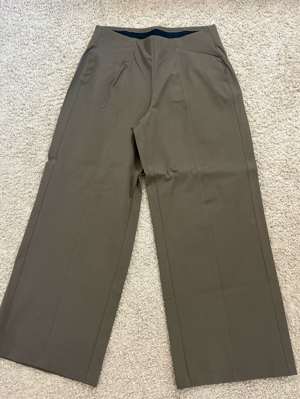 Old Navy Olive Wide-Leg Dress Pants